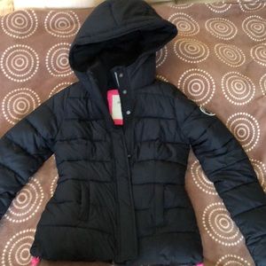 {Abercrombie & Fitch} Navy Puffer Jacket